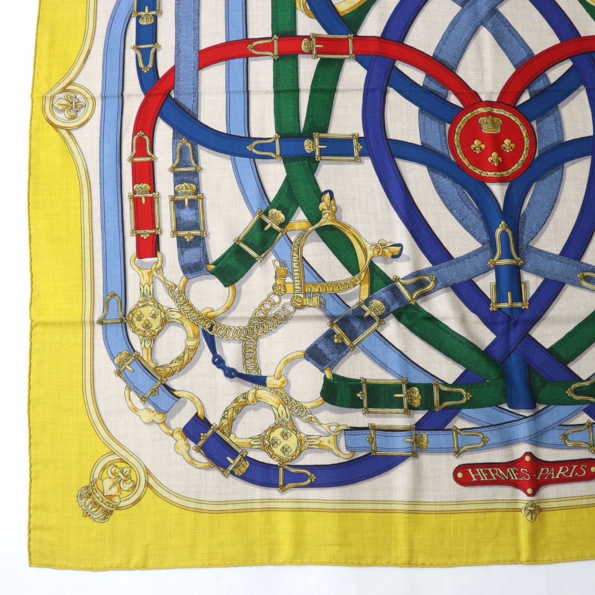 HERMES shawl Main: 70% cashmere, Main: 30% silk multicolor Women Used