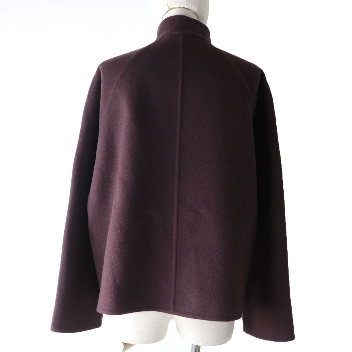 HERMES Jacket Main: 100% cashmere Brown type Women 40 Used