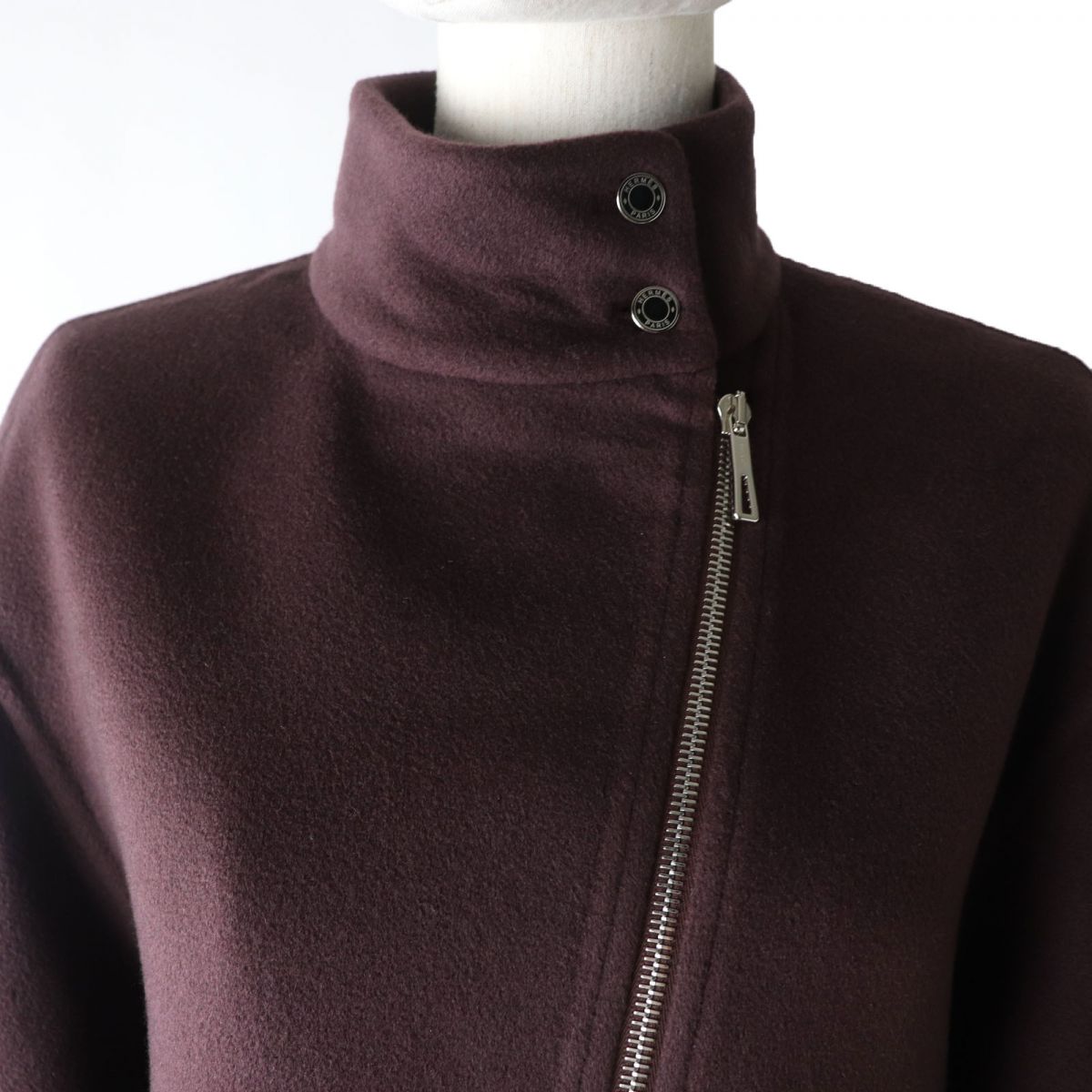 HERMES Jacket Main: 100% cashmere Brown type Women 40 Used