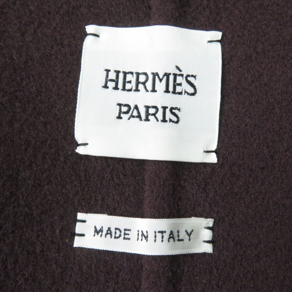 HERMES Jacket Main: 100% cashmere Brown type Women 40 Used