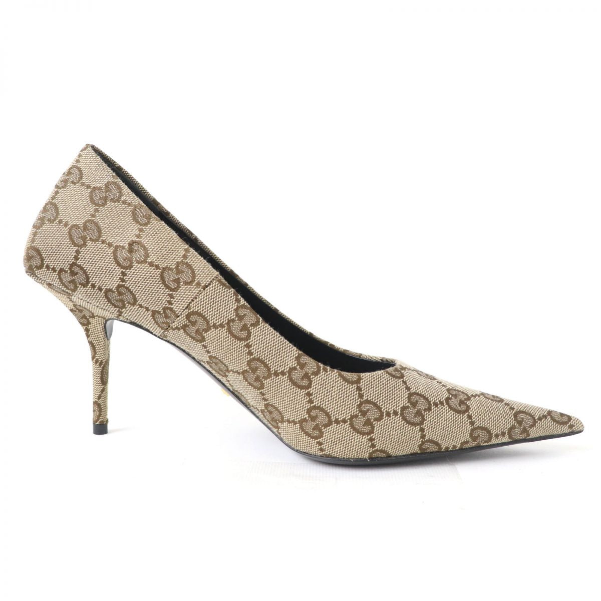 GUCCI pumps GG canvas Brown type Women 36.5 Used