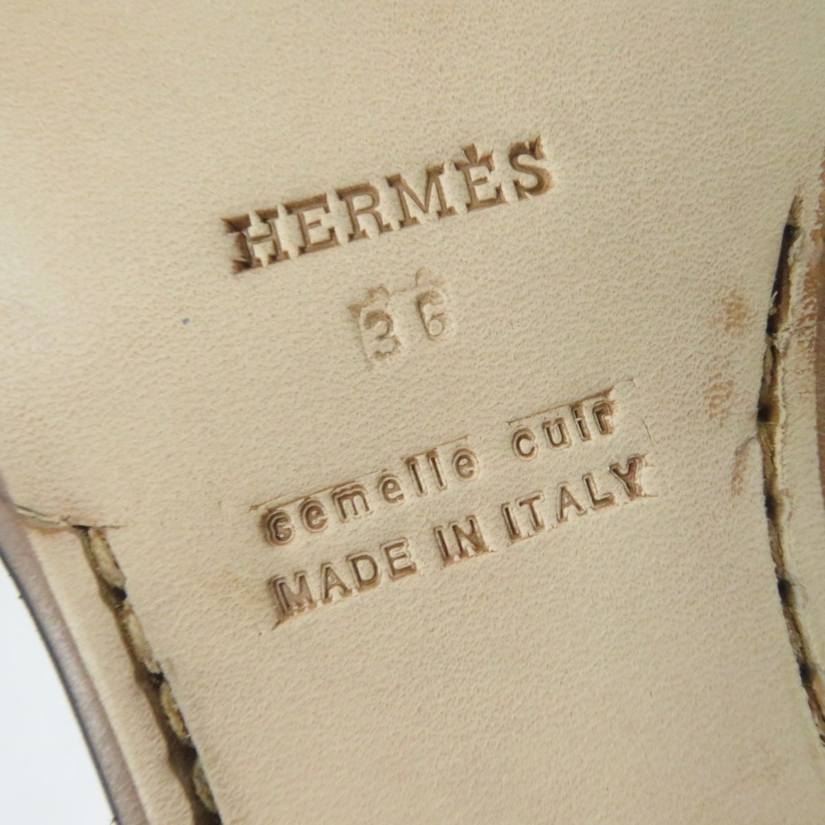 HERMES boots Suede leather black 36