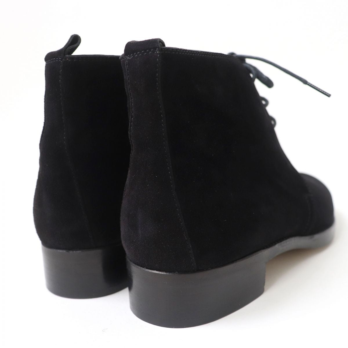 HERMES boots Suede leather black 36