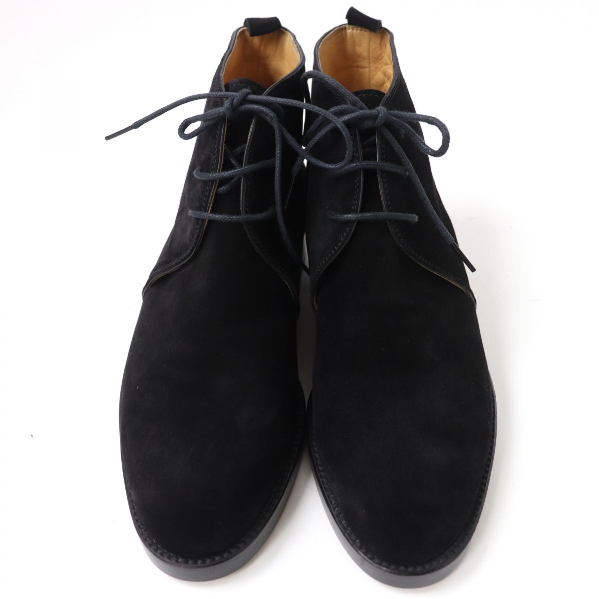 HERMES boots Suede leather black 36
