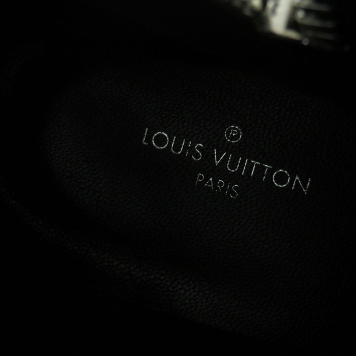 LOUIS VUITTON boots leather black Jumble Line 40