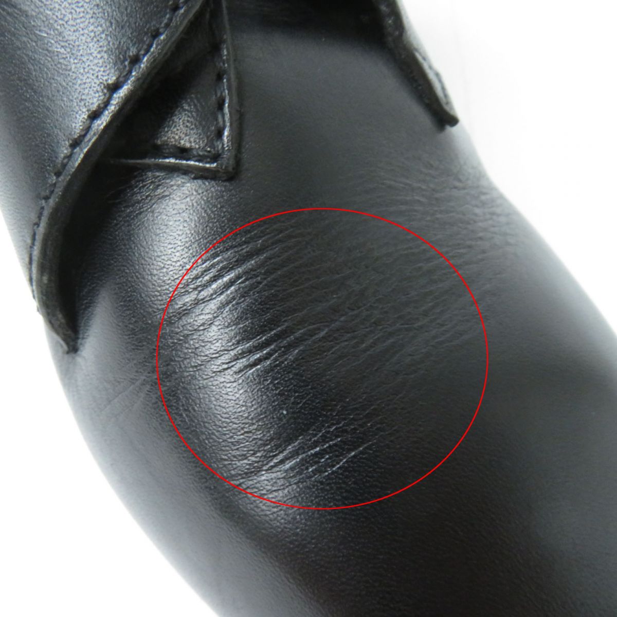 LOUIS VUITTON boots leather black Jumble Line 40