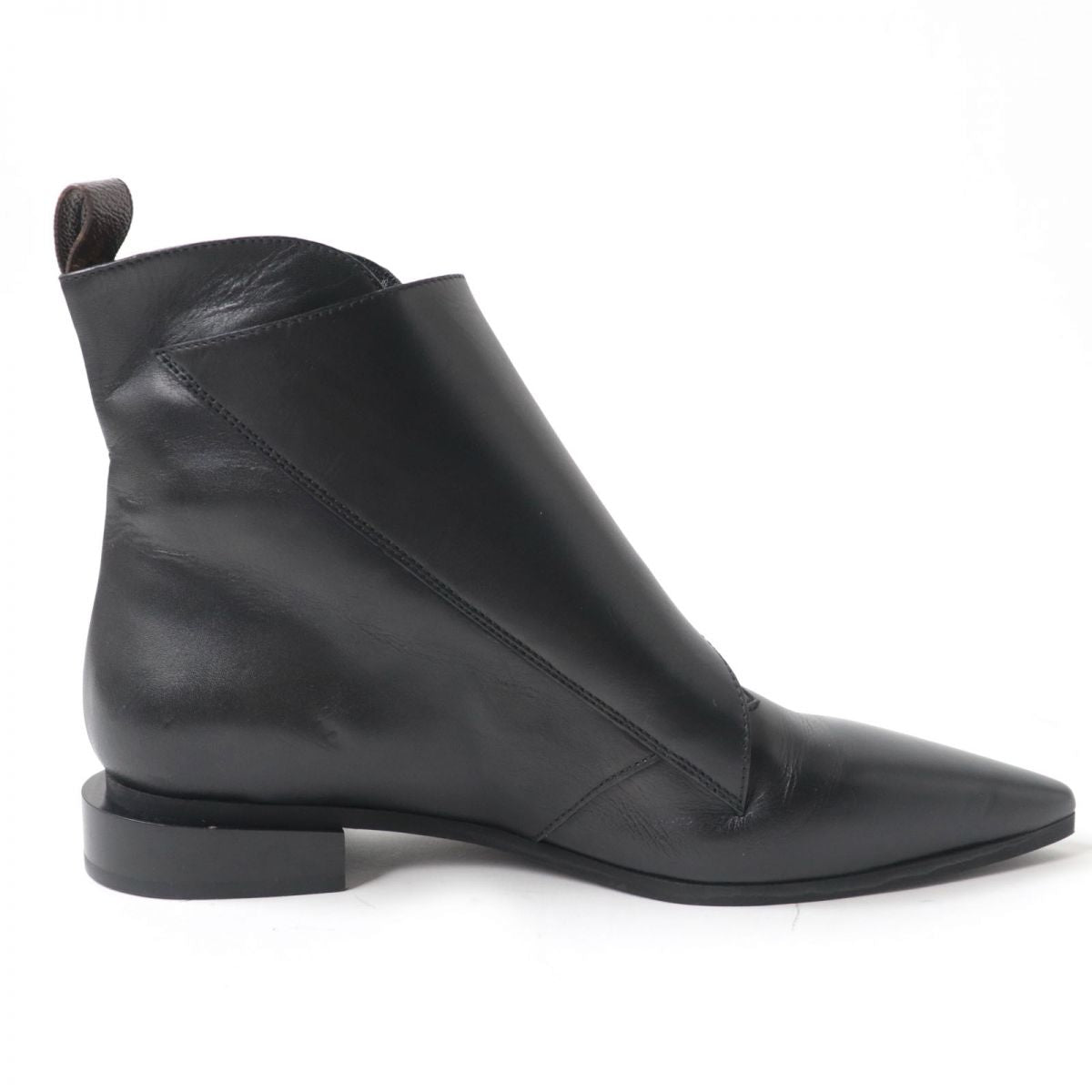LOUIS VUITTON boots leather black Jumble Line 40