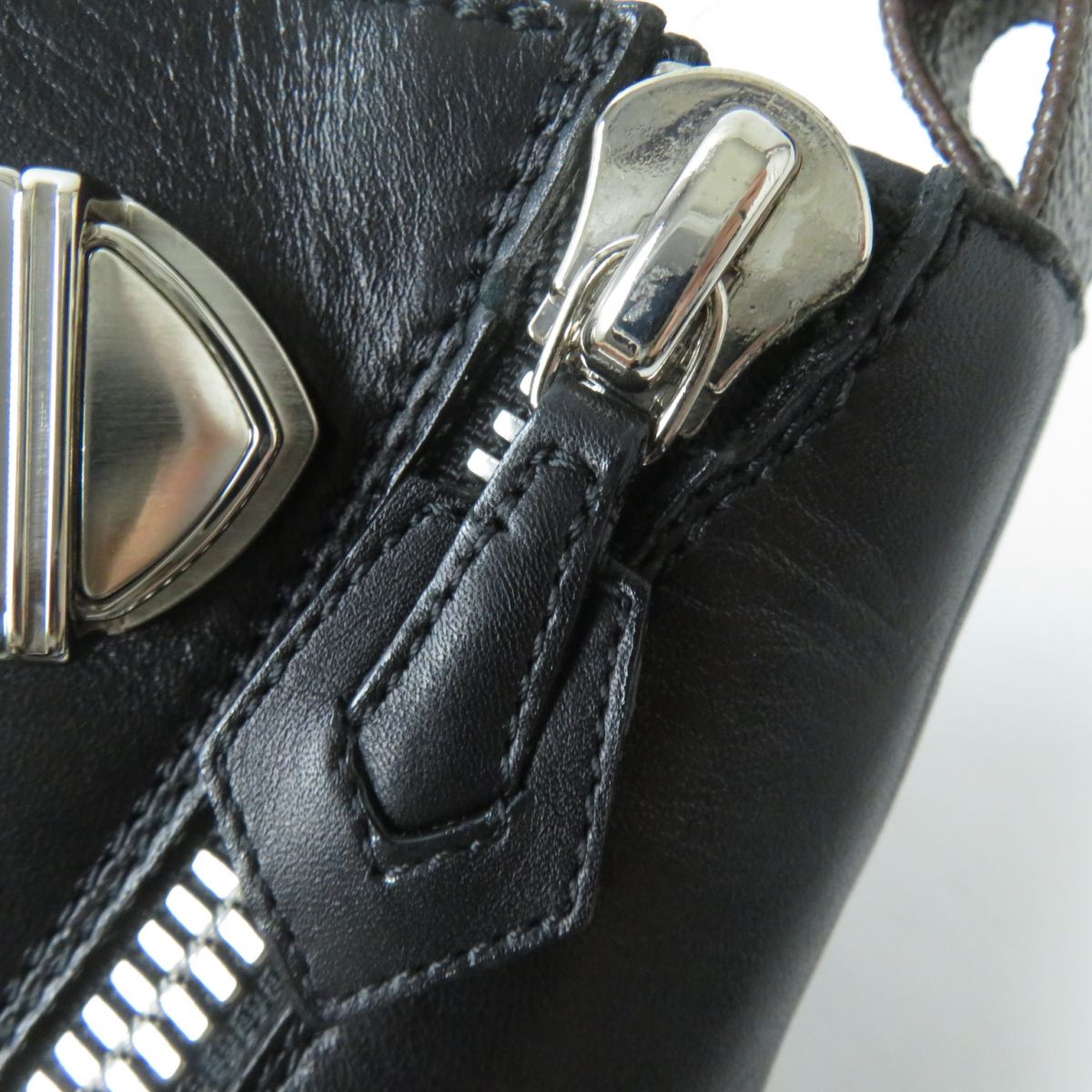 LOUIS VUITTON boots leather black Jumble Line 40