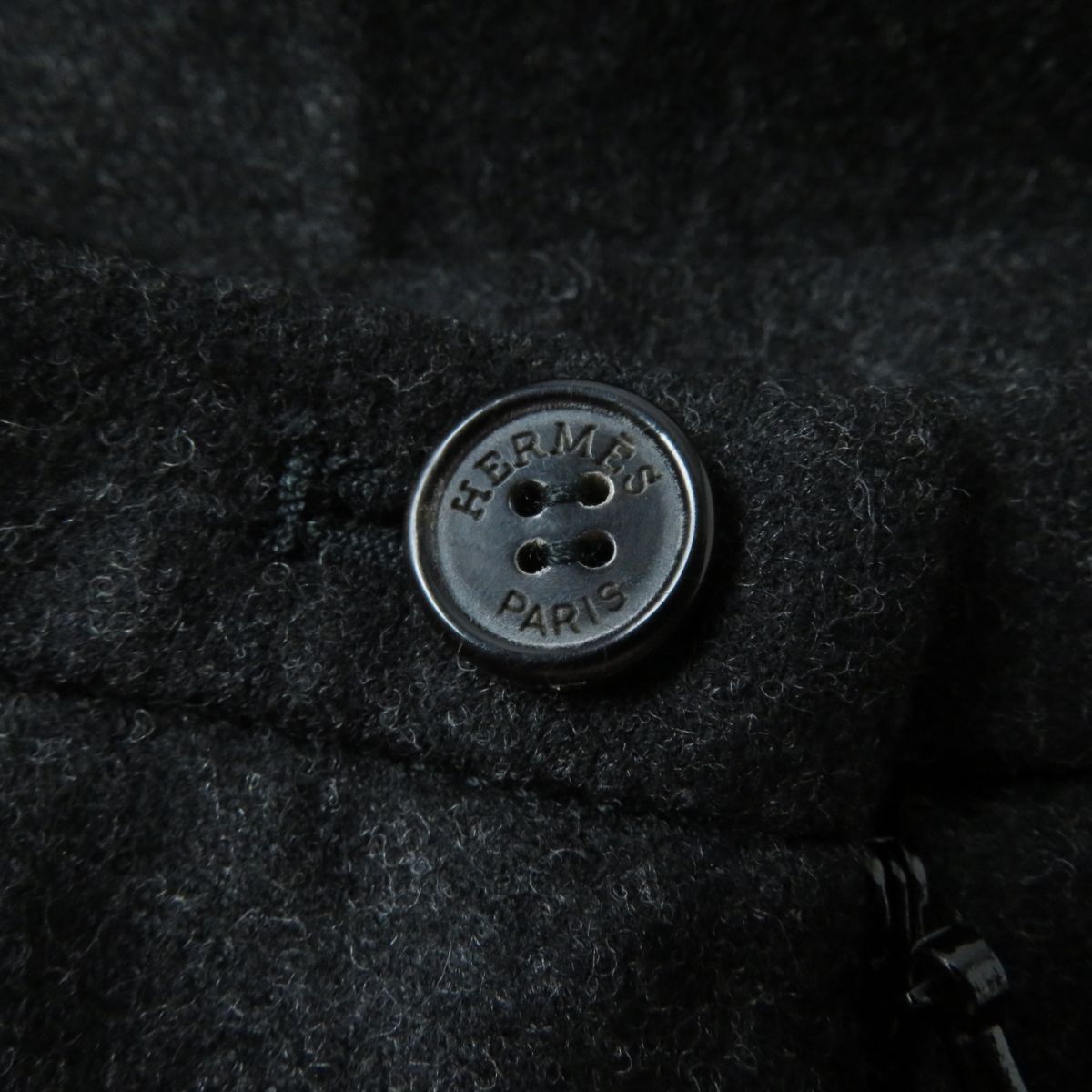 HERMES skirt Outer: 90% wool, Outer: 10% cashmere, Lining: 100% silk Black type Women 34 Used