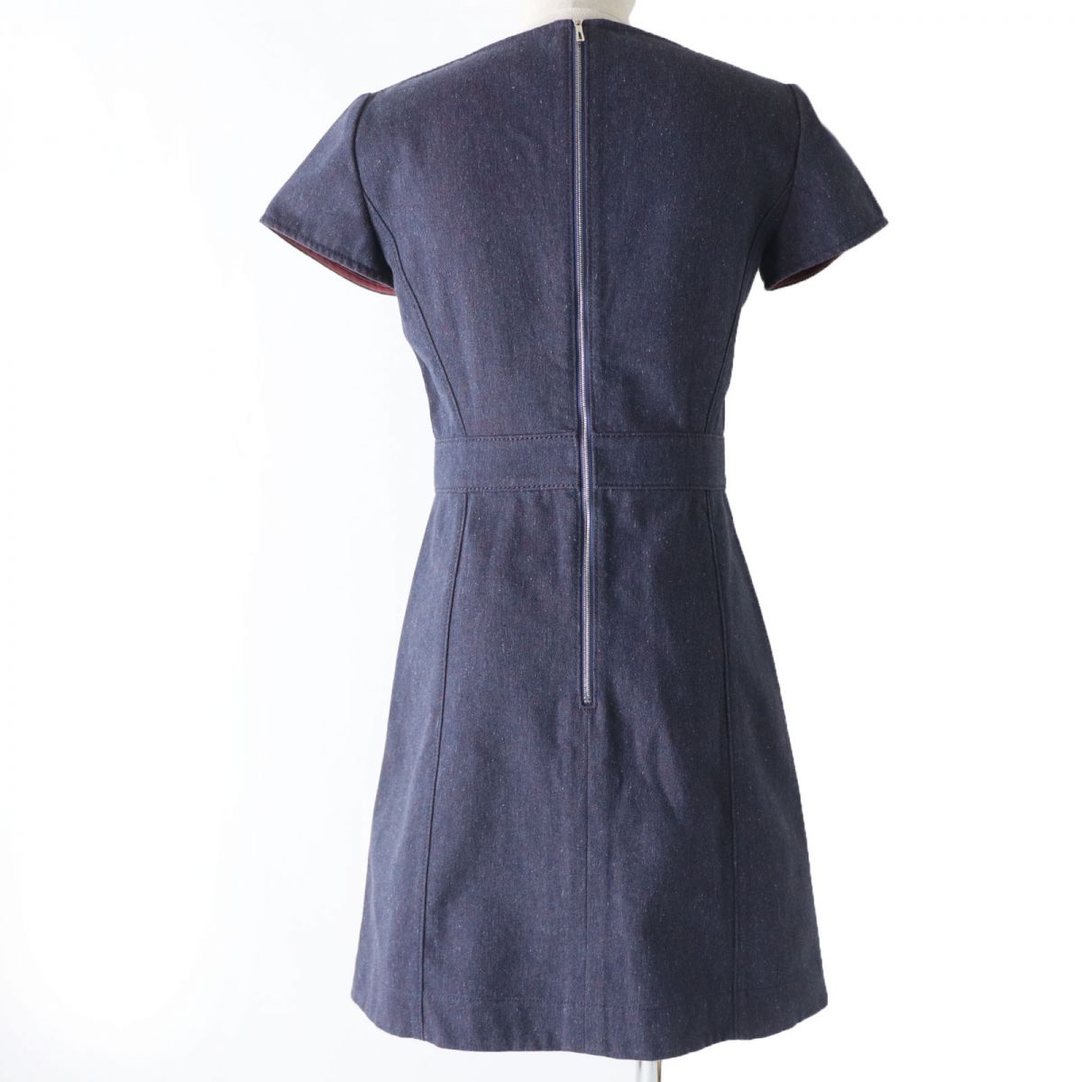 HERMES one piece cotton Purple type 34