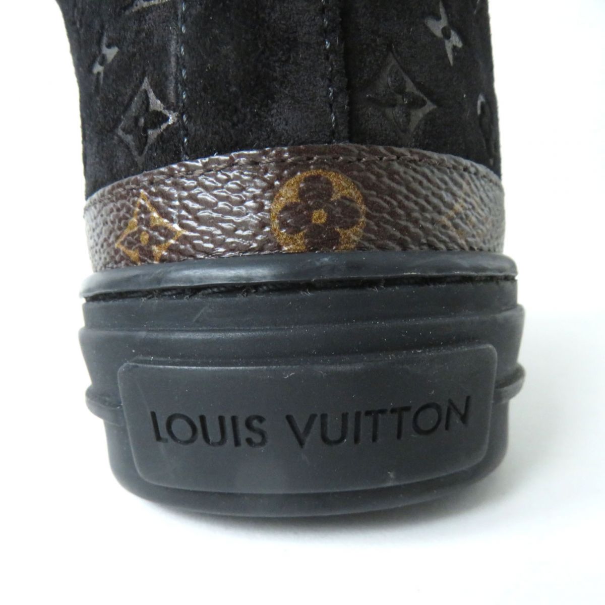 LOUIS VUITTON boots Mouton black 35