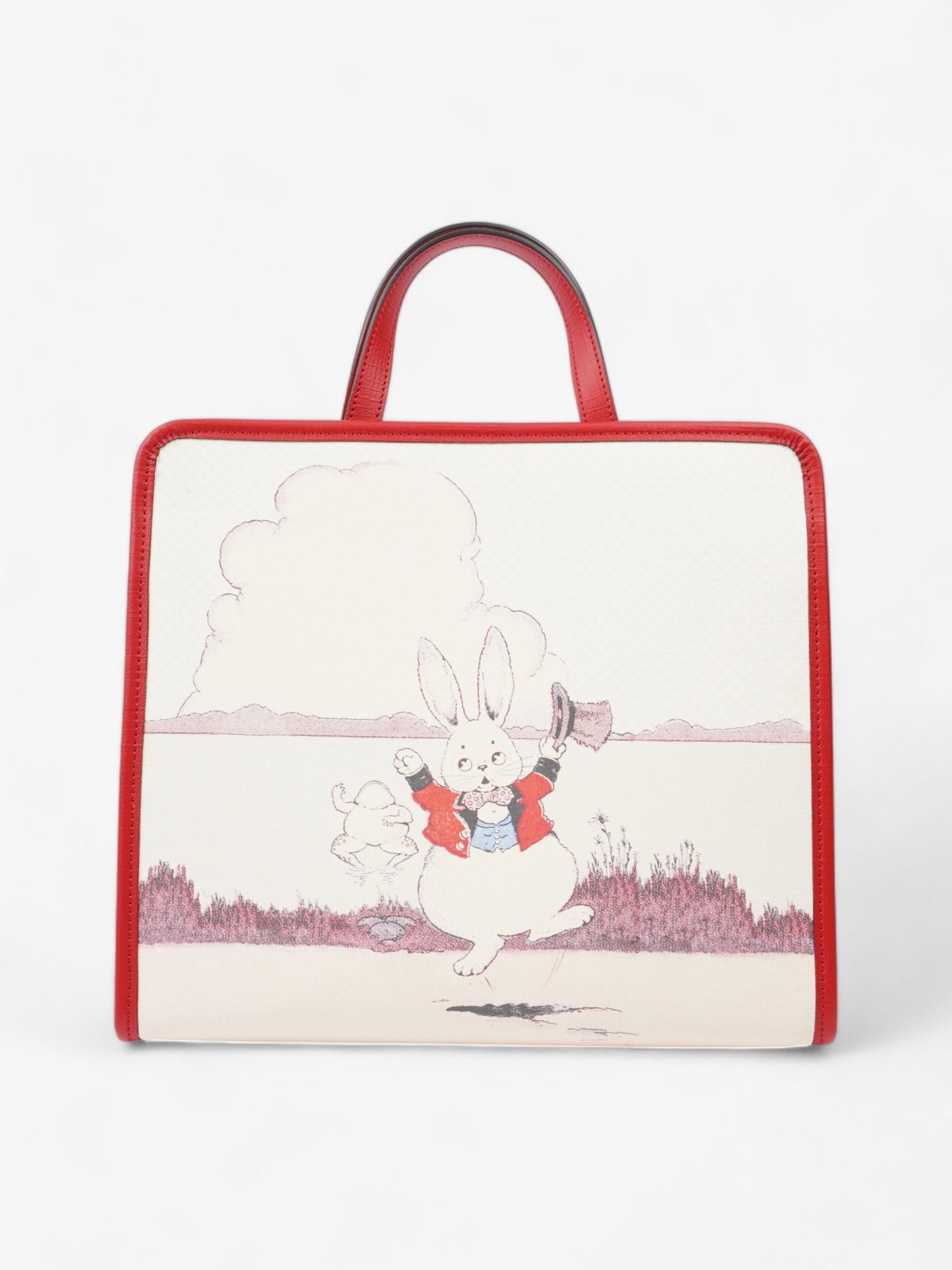 Gucci x Peter Rabbit Tote Bag Red / Multicoloured Canvas