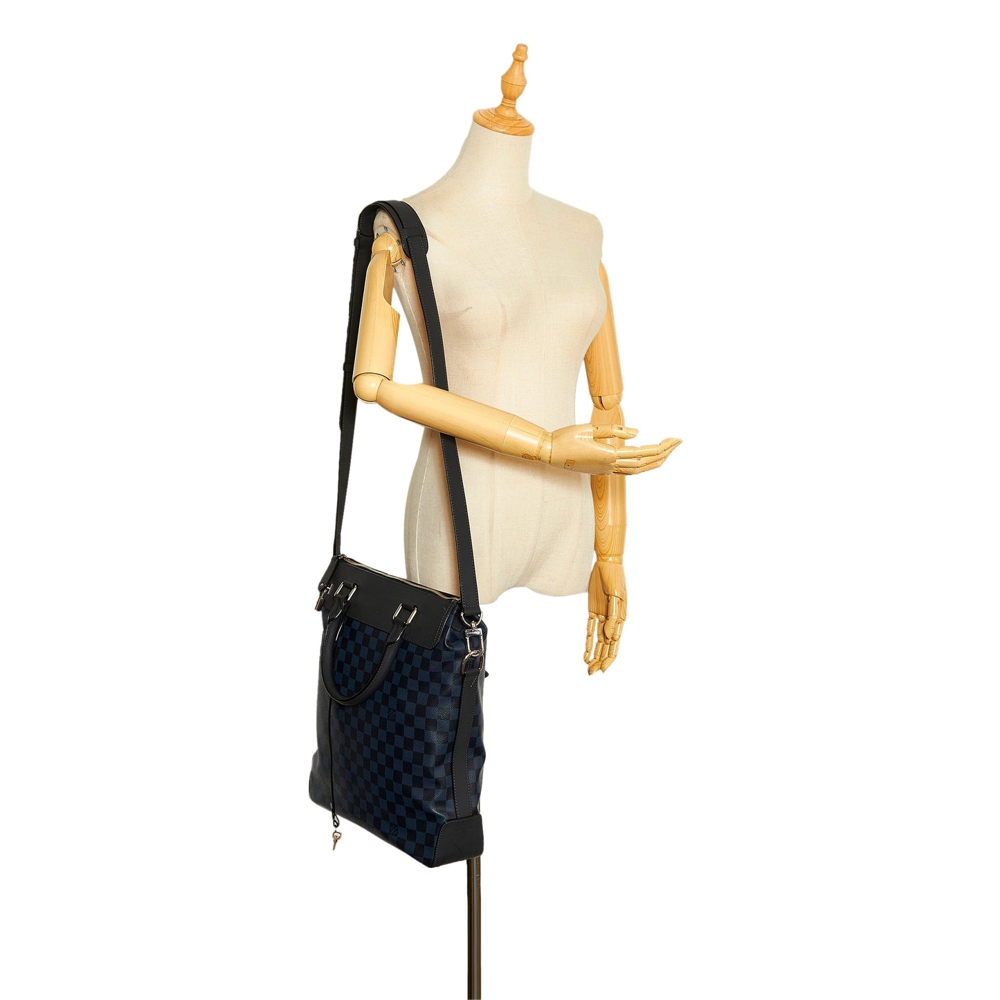 LOUIS VUITTON Damier Cobalt Greenwich Satchel