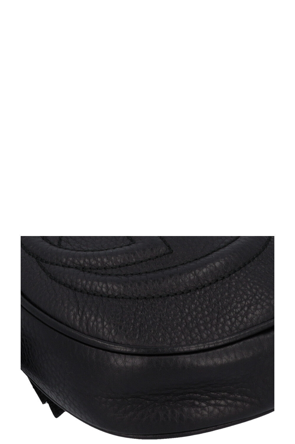 GUCCI Disco Round Tassel Crossbody Bag Black
