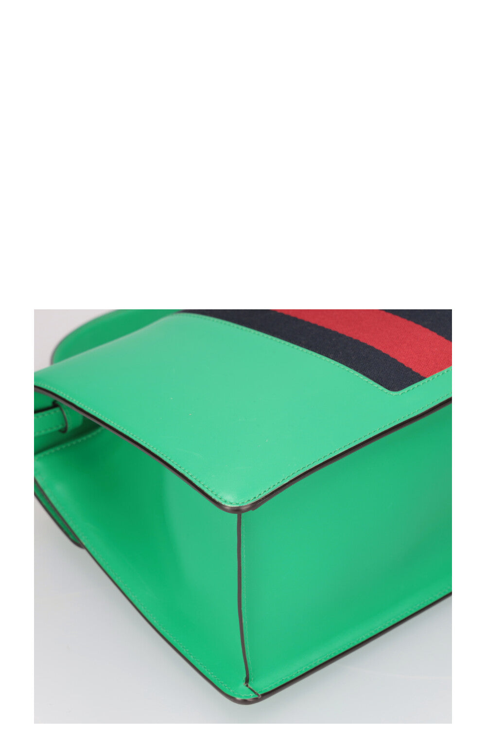 GUCCI Medium Sylvie Top Handle Bag Green