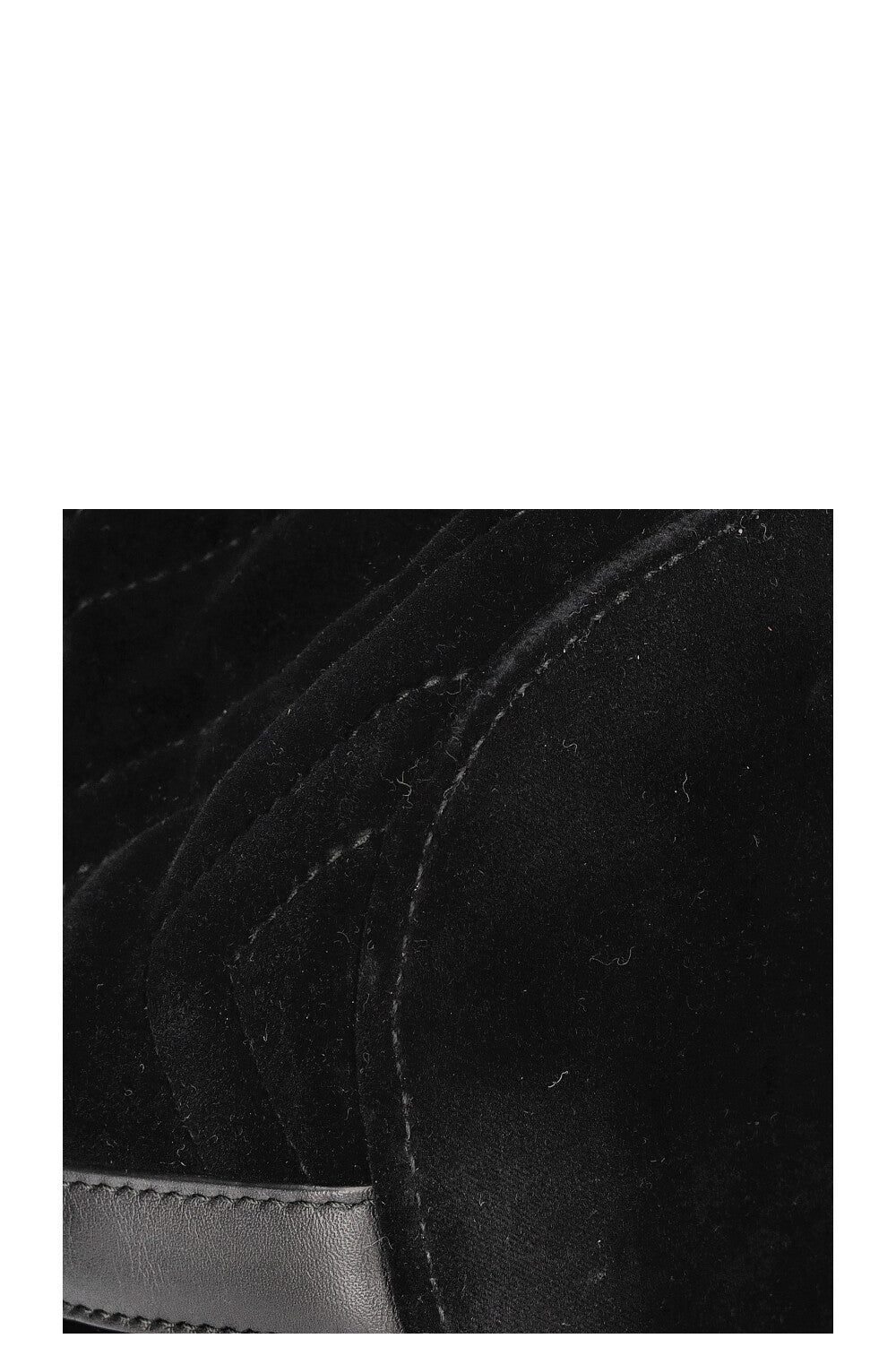GUCCI Marmont Bucket Bag Velvet Black