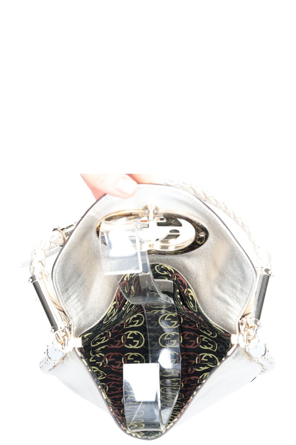 GUCCI Britt Tassel Flap Bag Gold