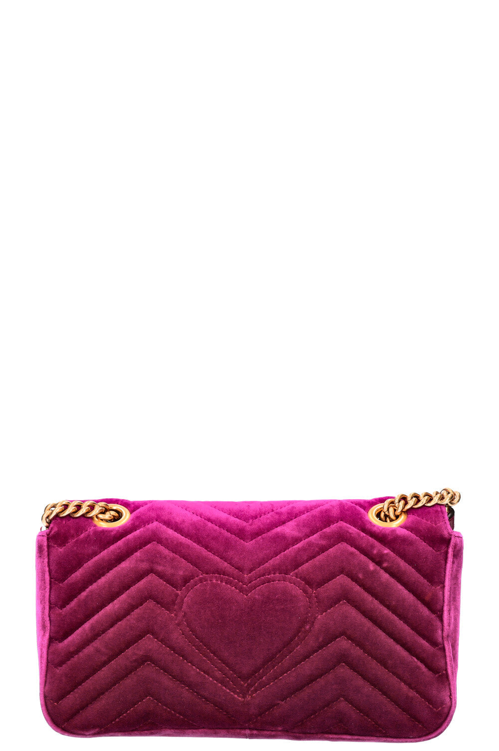 GUCCI Marmont Velvet Fuchsia