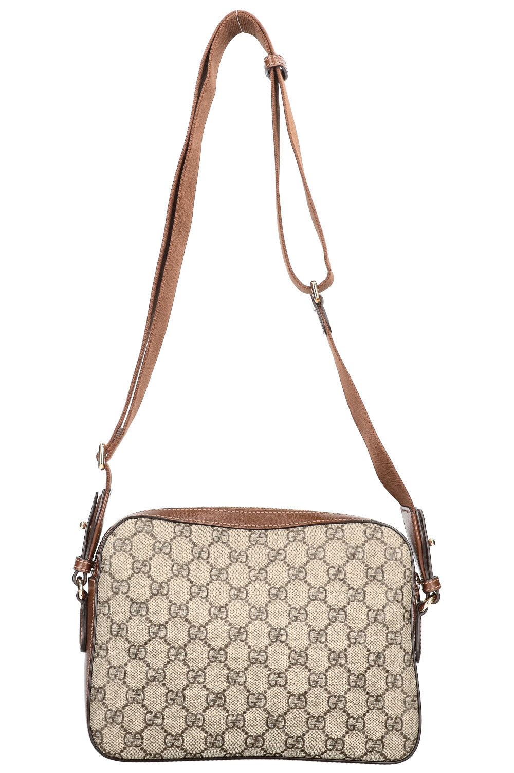 GUCCI Messenger Bag Supreme Canvas Brown