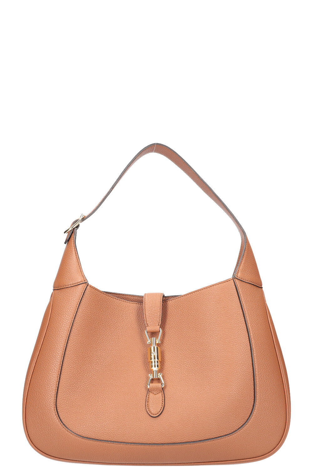 GUCCI Jackie 1961 Hobo Bag Graind Leather Brown