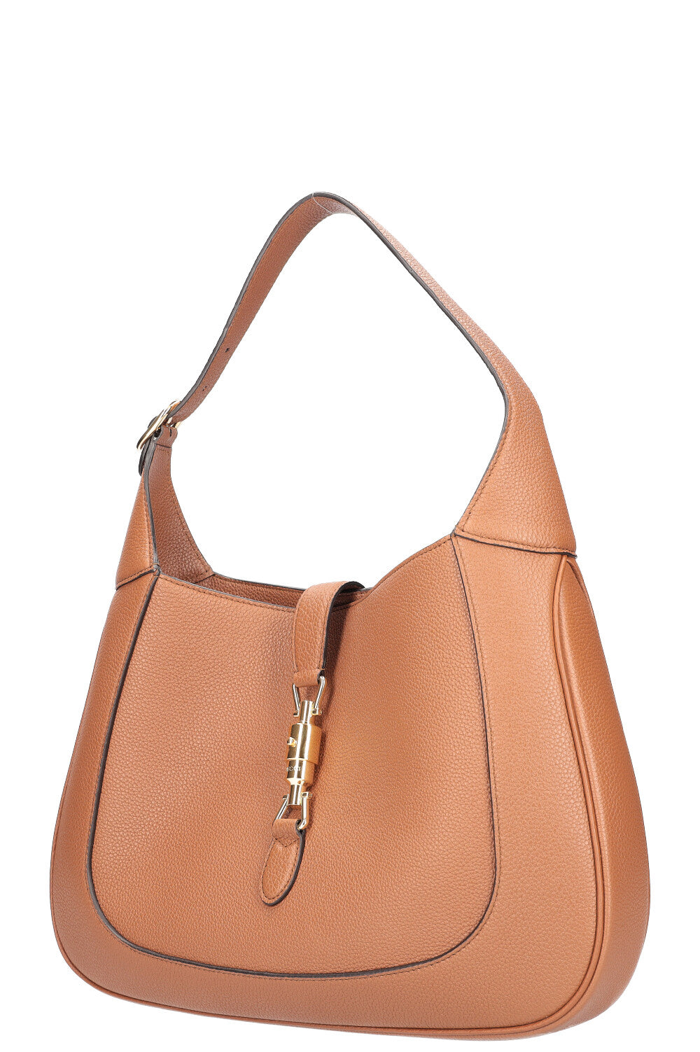 GUCCI Jackie 1961 Hobo Bag Graind Leather Brown