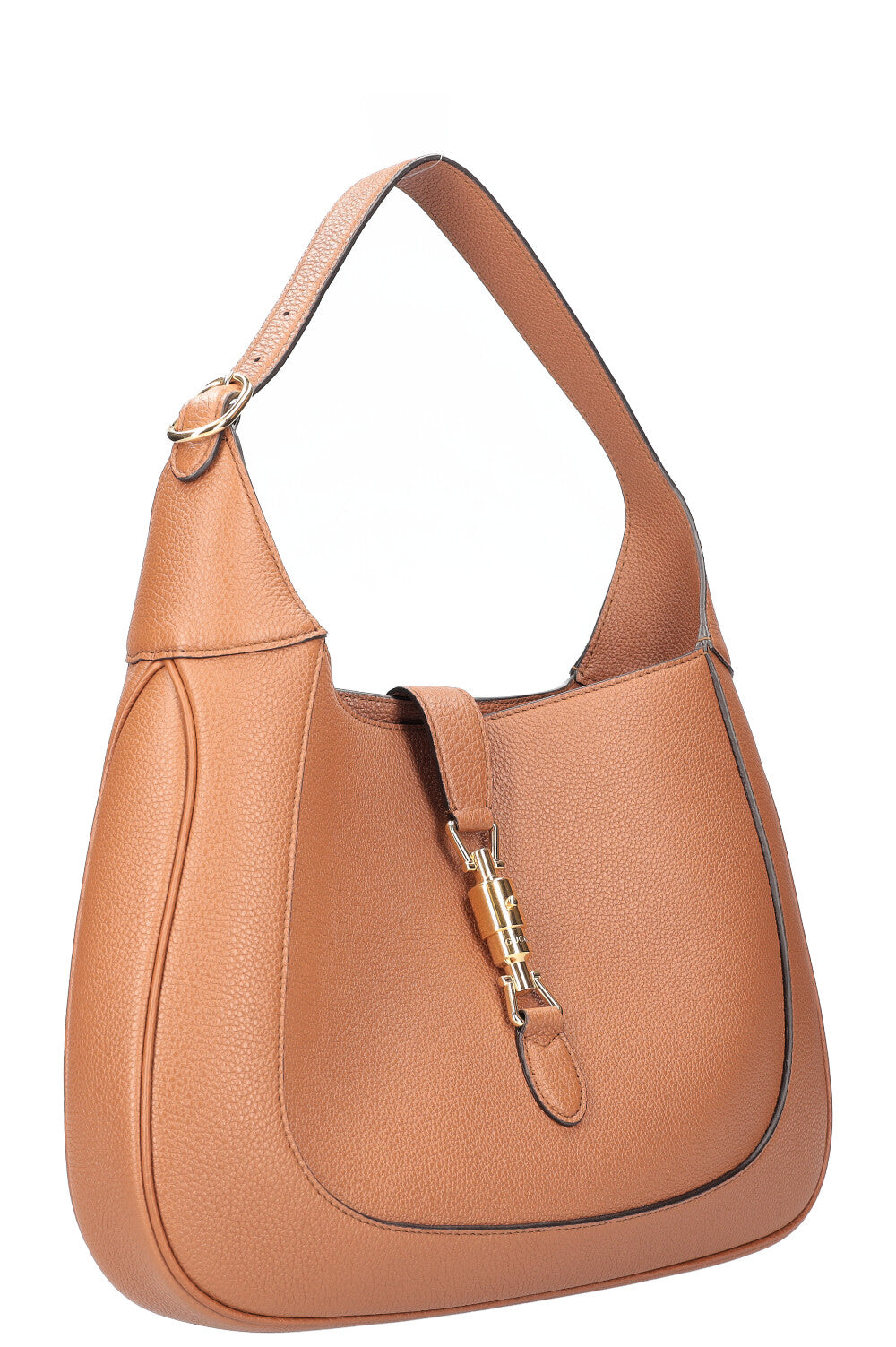 GUCCI Jackie 1961 Hobo Bag Graind Leather Brown