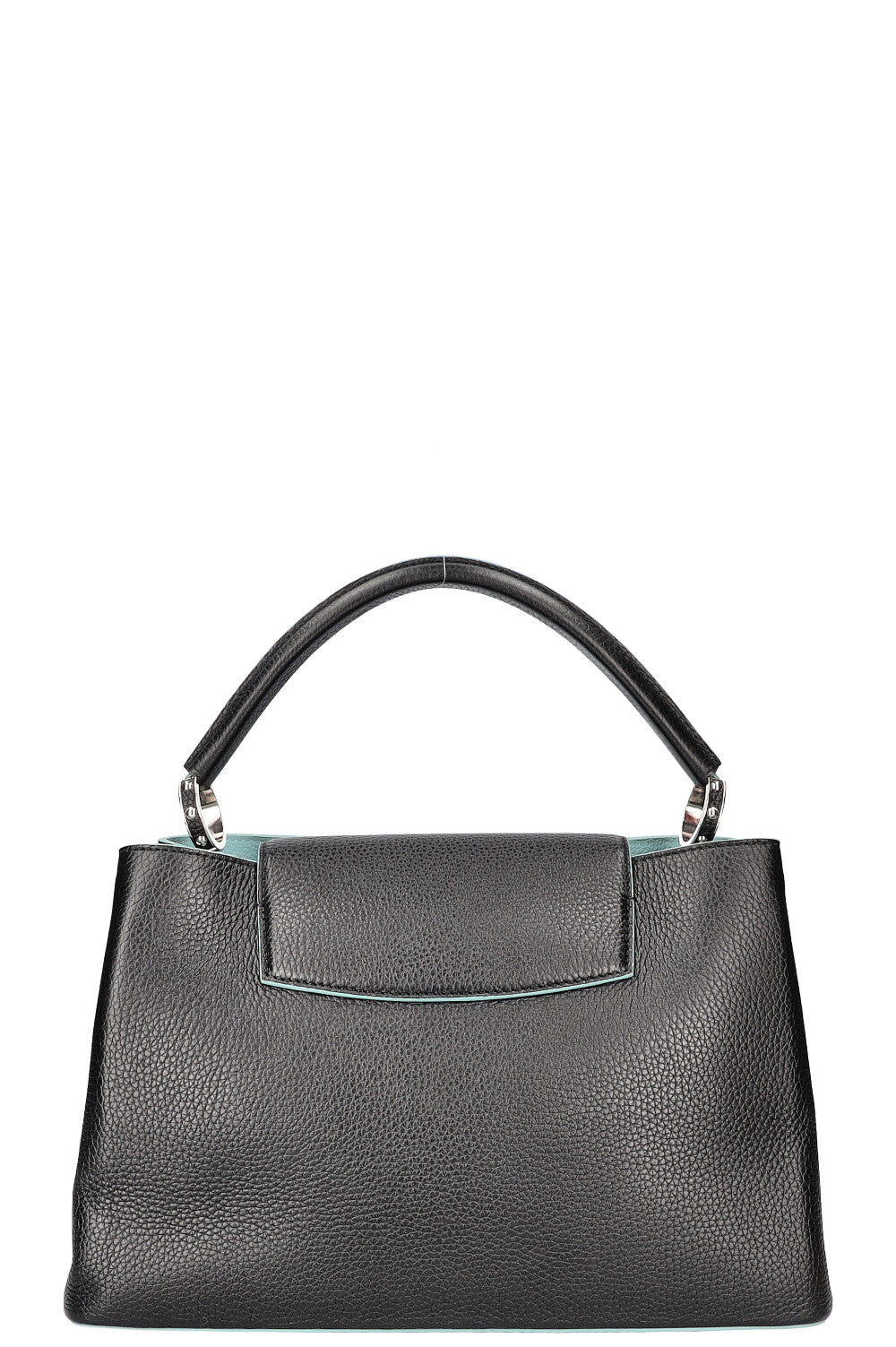 LOUIS VUITTON Capucines GM Black & Light Blue