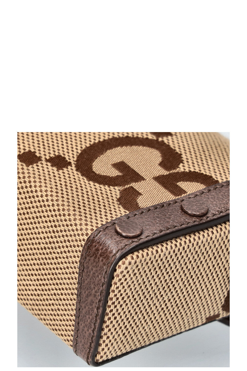 GUCCI Horsebit Crossbody Bag Giant GG Canvas