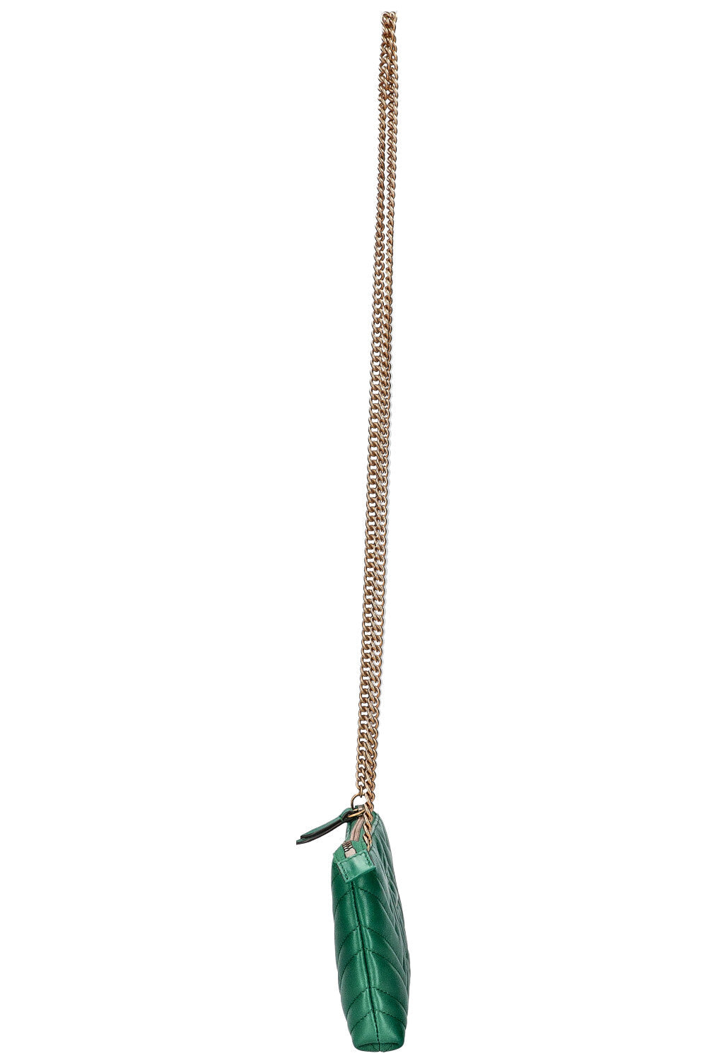 GUCCI Marmont Crossbody Pochette Green