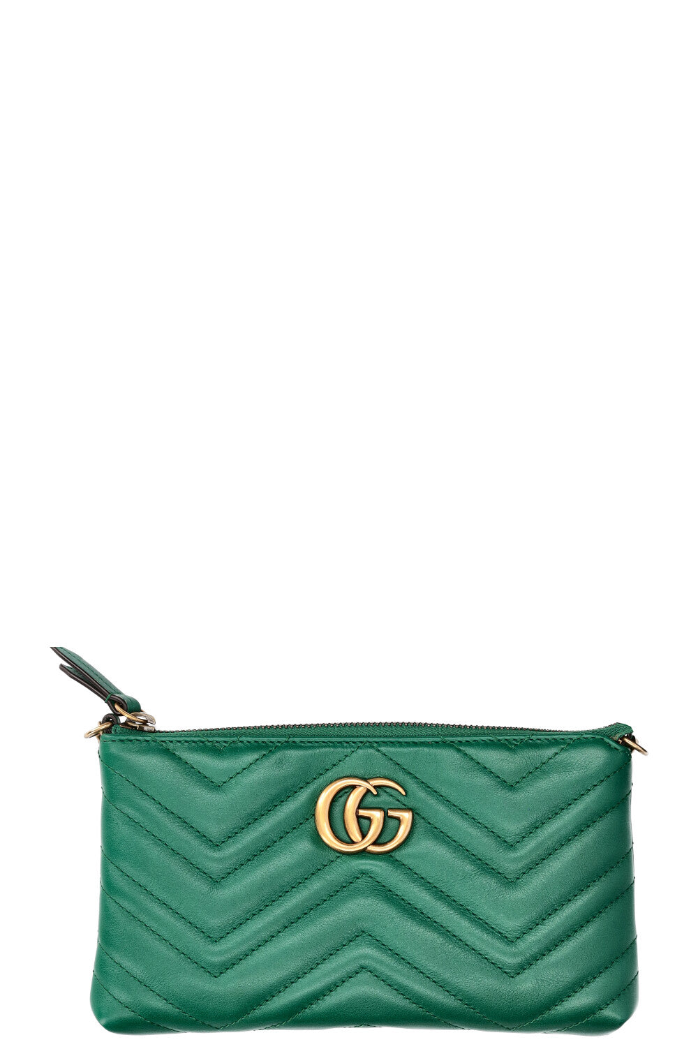GUCCI Marmont Crossbody Pochette Green