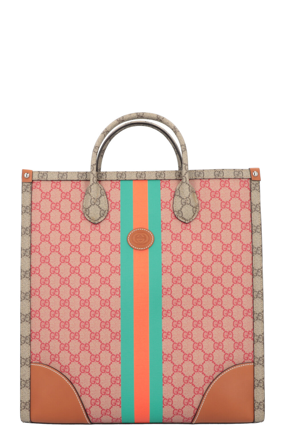 GUCCI Dans Le Vert GG Supreme Tote Bag
