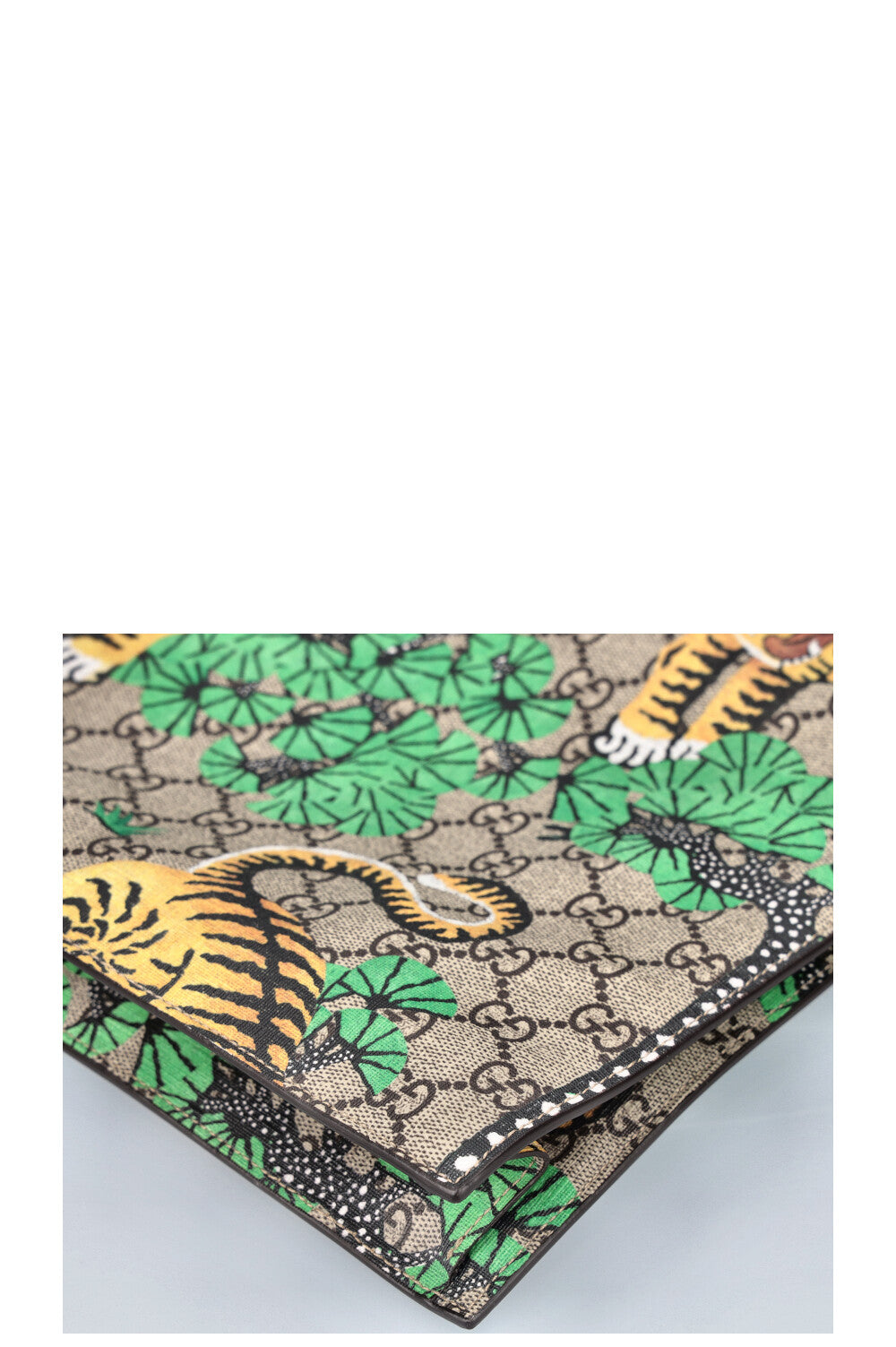 GUCCI Convertible Soft Open Tote Bengal Print GG Canvas