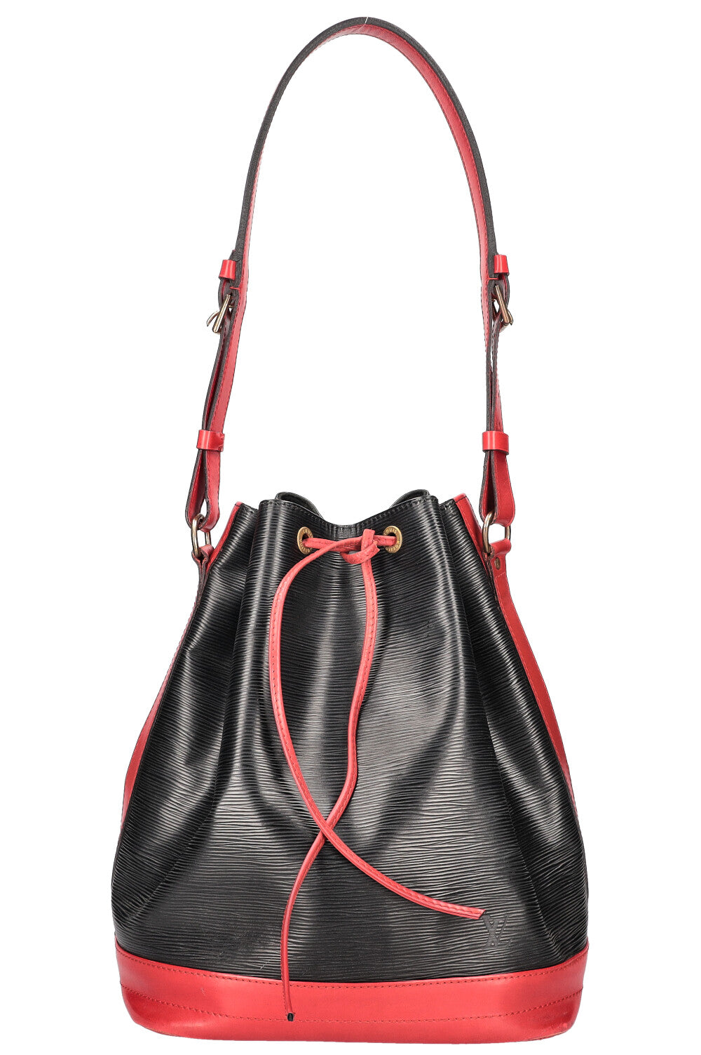 LOUIS VUITTON Grand Sac Noé Epi Red & Black