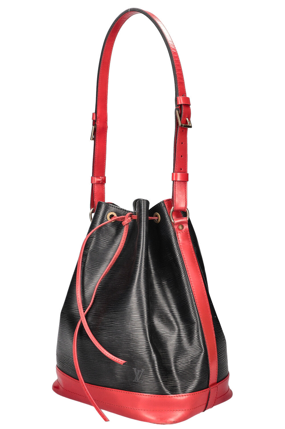 LOUIS VUITTON Grand Sac Noé Epi Red & Black