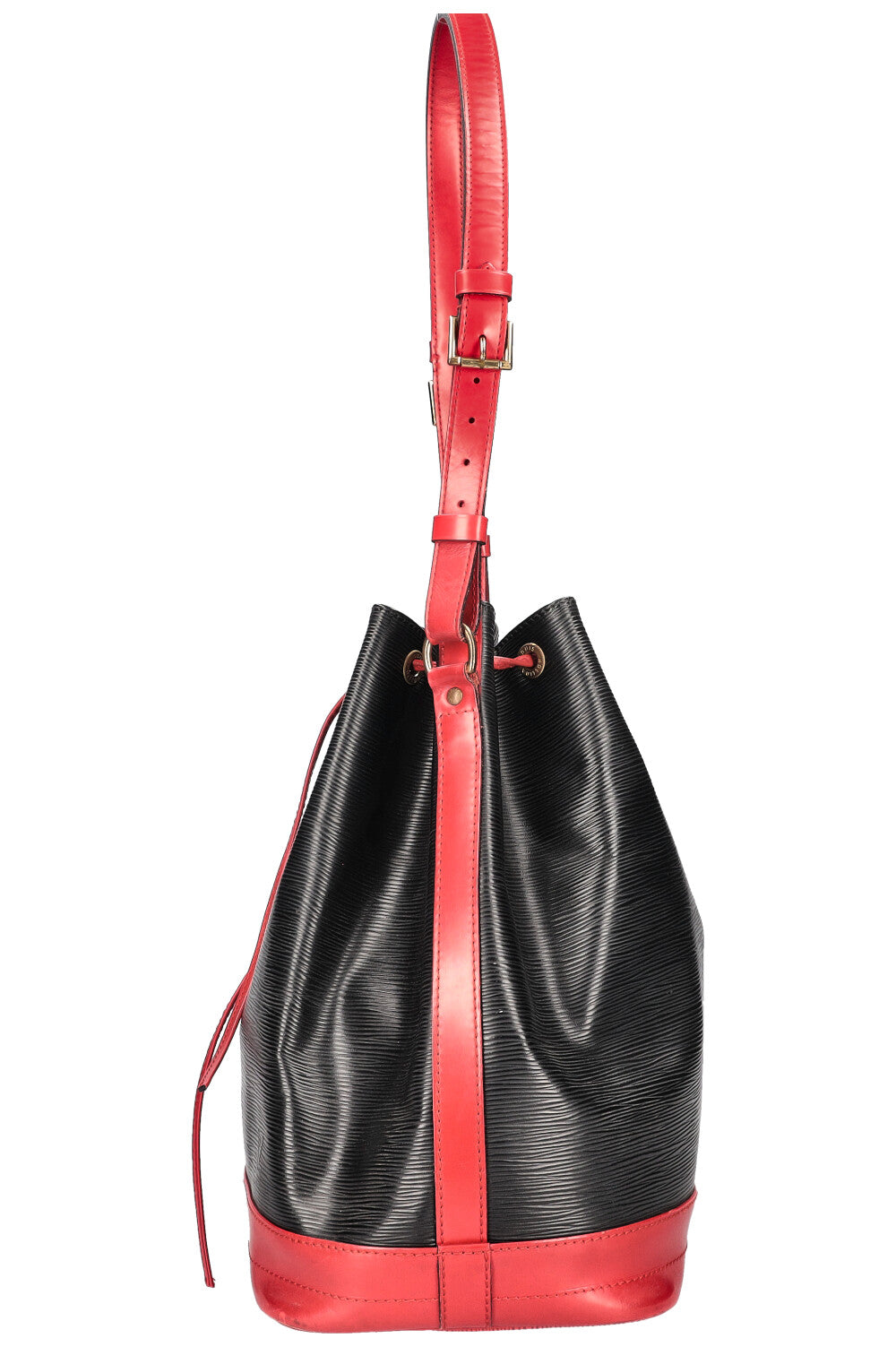 LOUIS VUITTON Grand Sac Noé Epi Red & Black