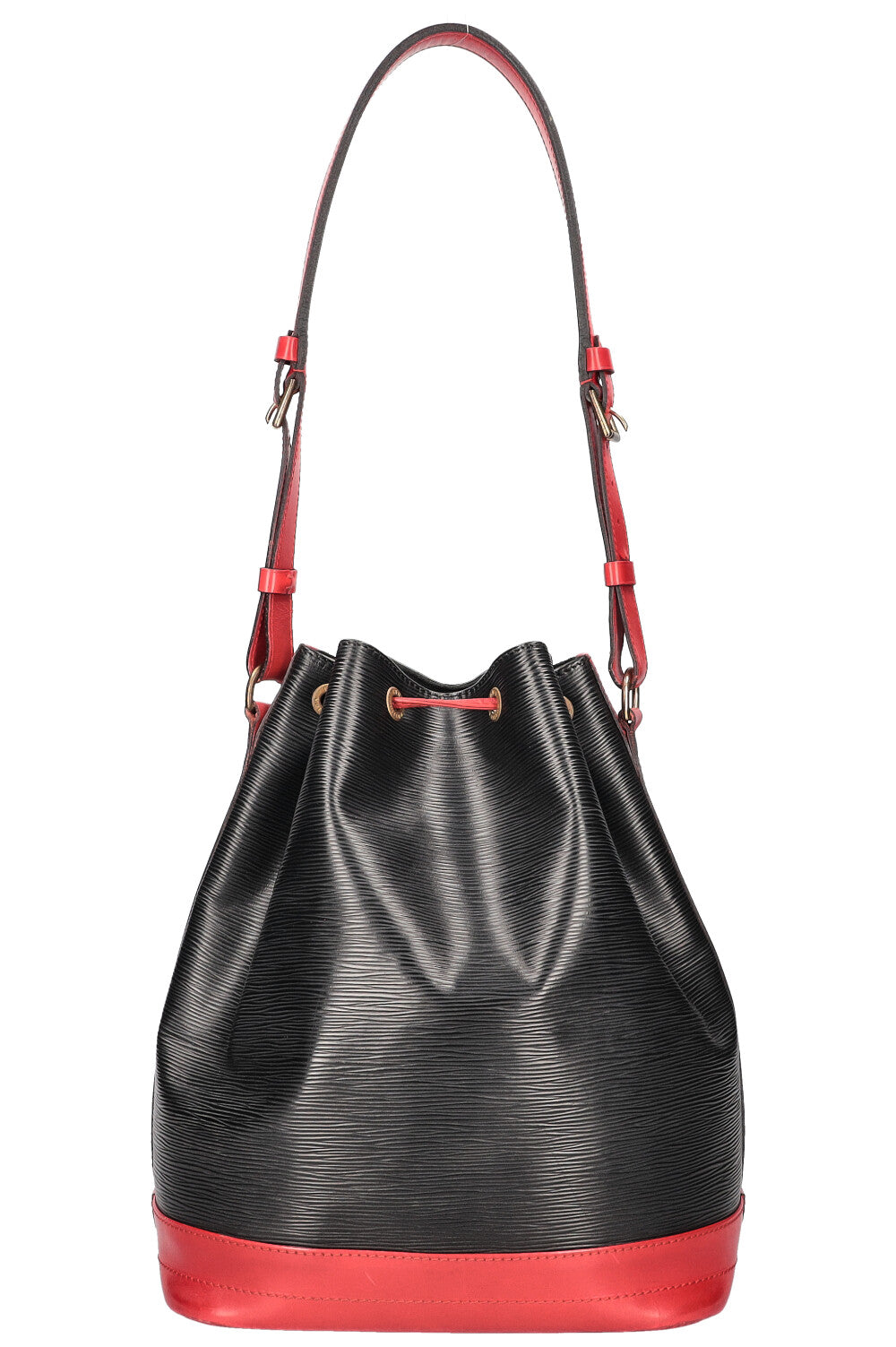 LOUIS VUITTON Grand Sac Noé Epi Red & Black