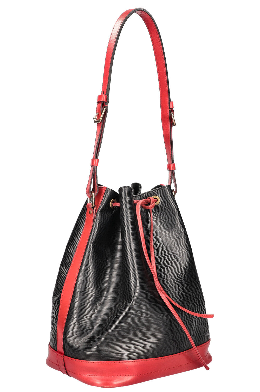 LOUIS VUITTON Grand Sac Noé Epi Red & Black
