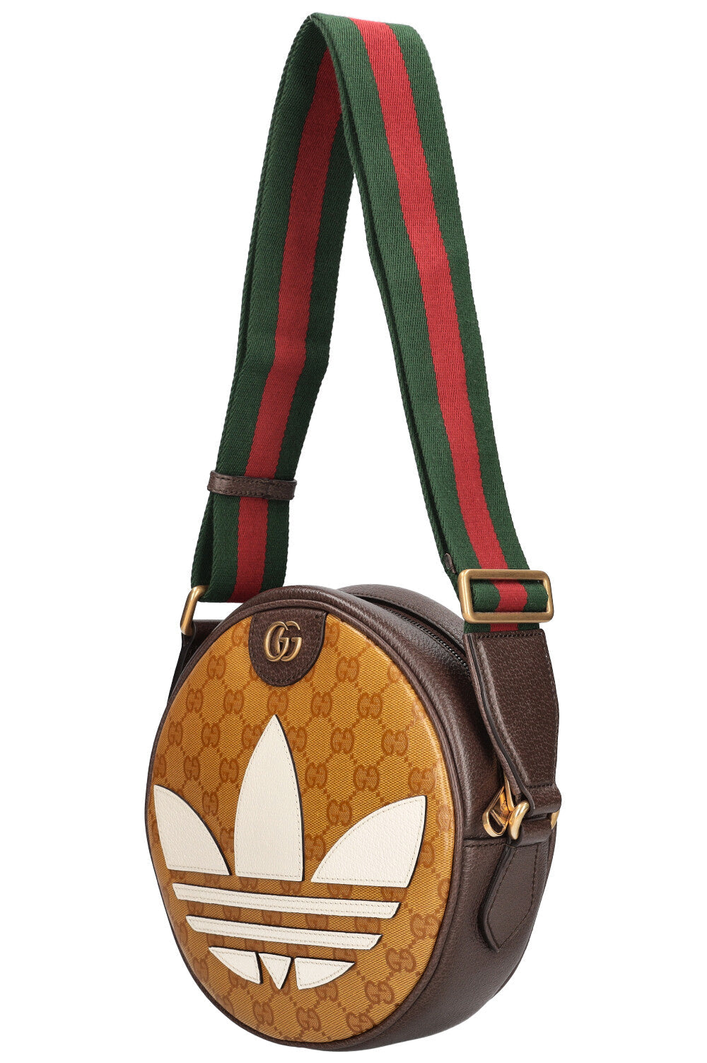 GUCCI x ADIDAS Ophidia Round Crossbody Bag Yellow