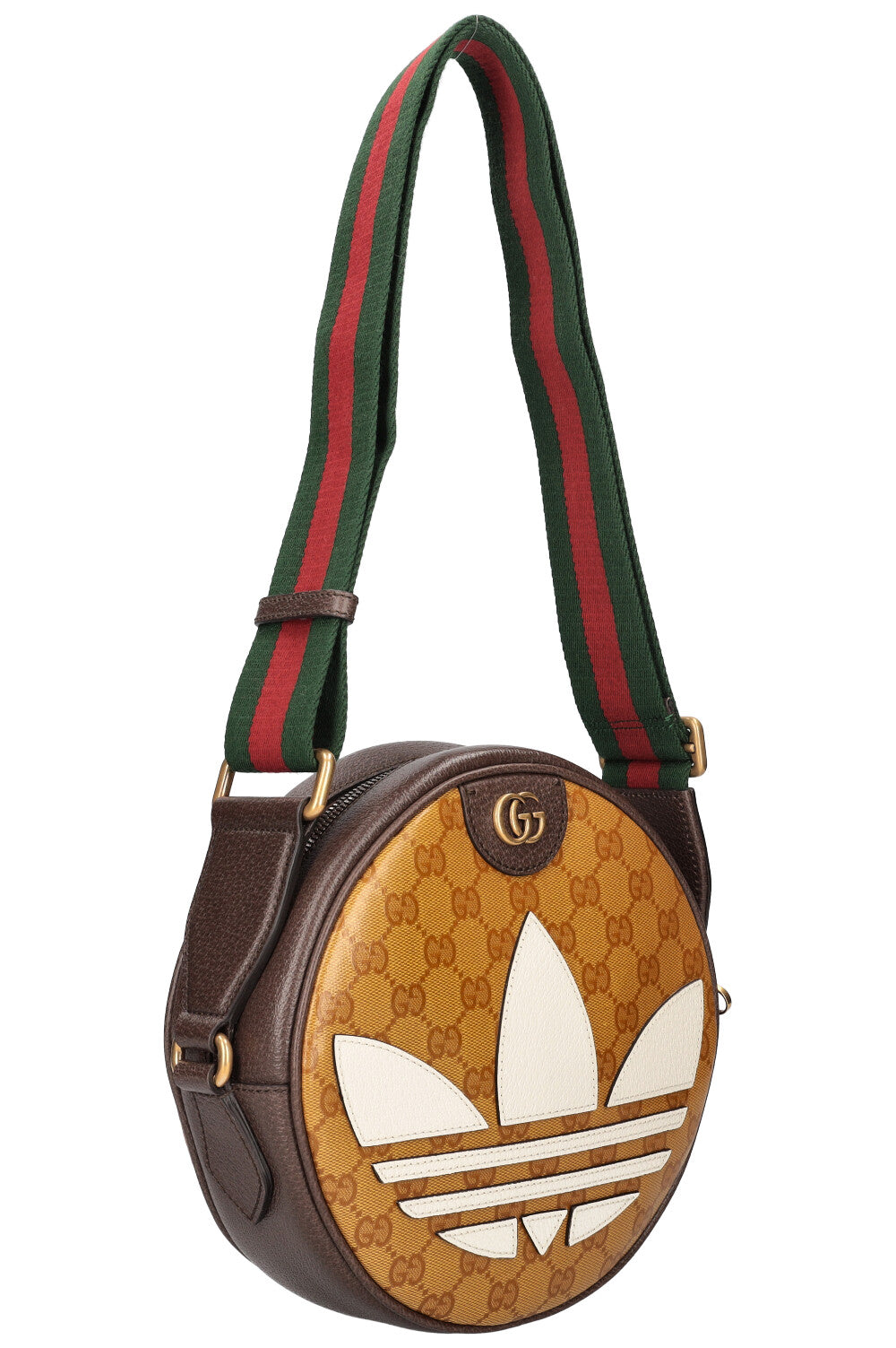 GUCCI x ADIDAS Ophidia Round Crossbody Bag Yellow