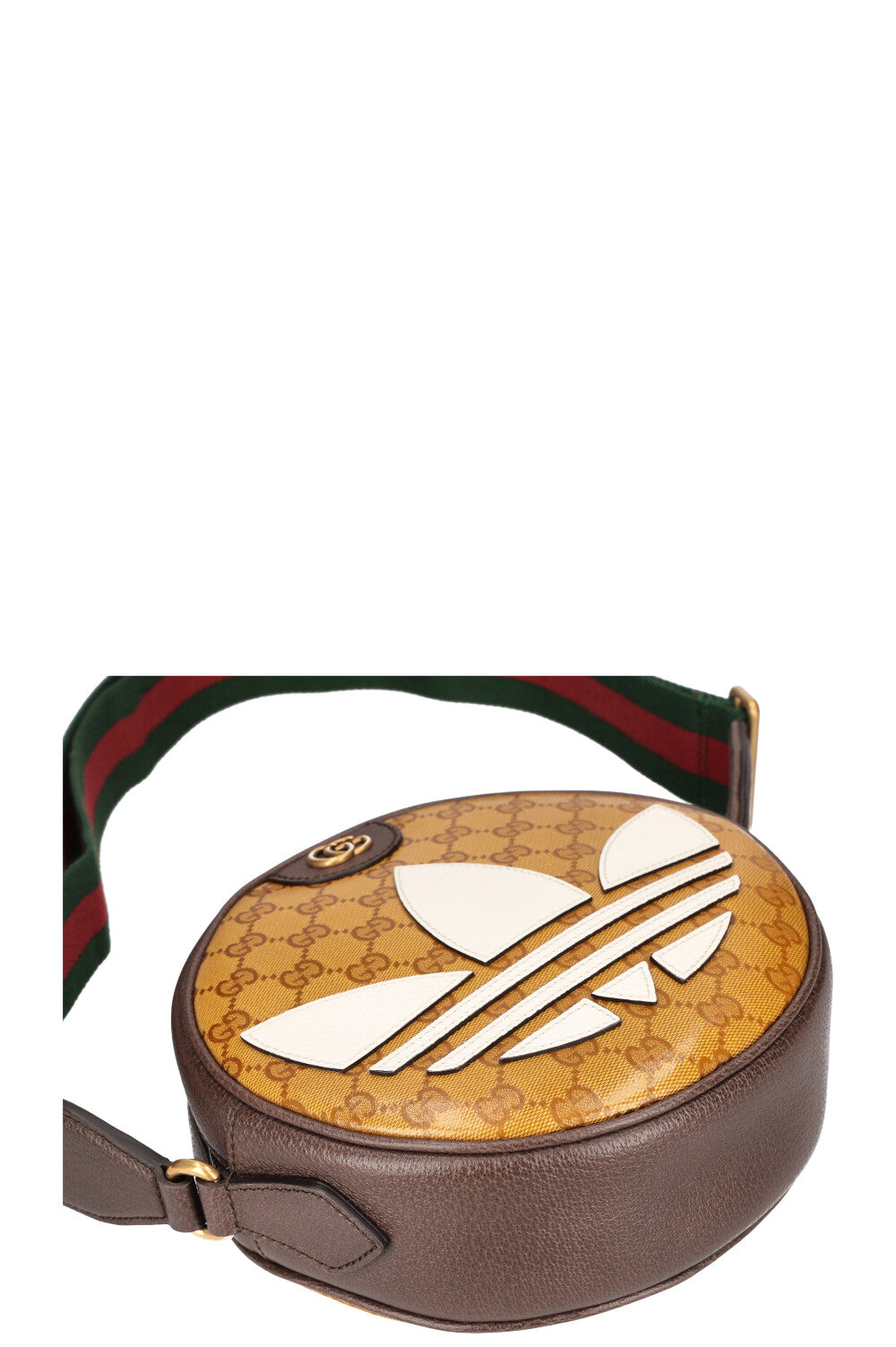GUCCI x ADIDAS Ophidia Round Crossbody Bag Yellow