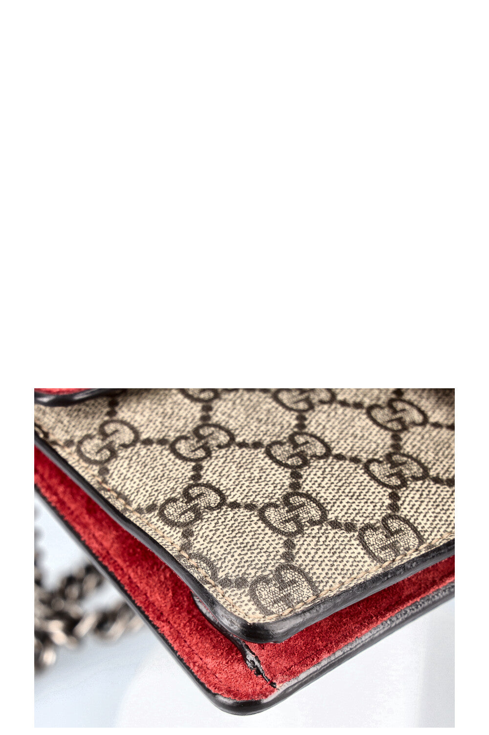 GUCCI Mini Dionysus Bag GG Supreme Red