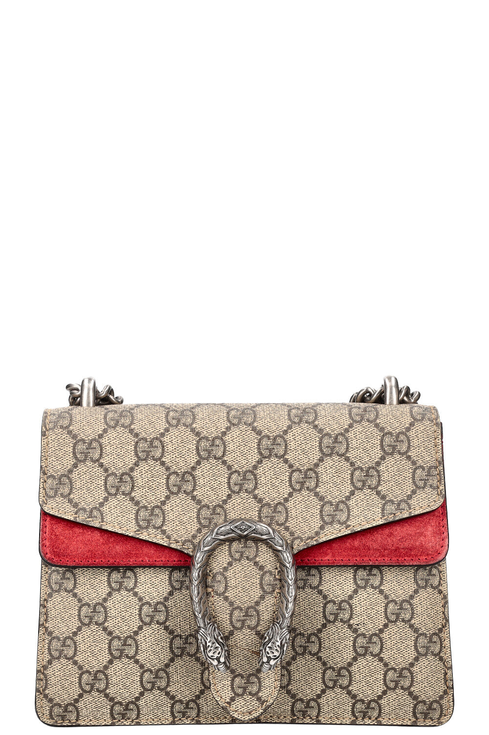 GUCCI Mini Dionysus Bag GG Supreme Red