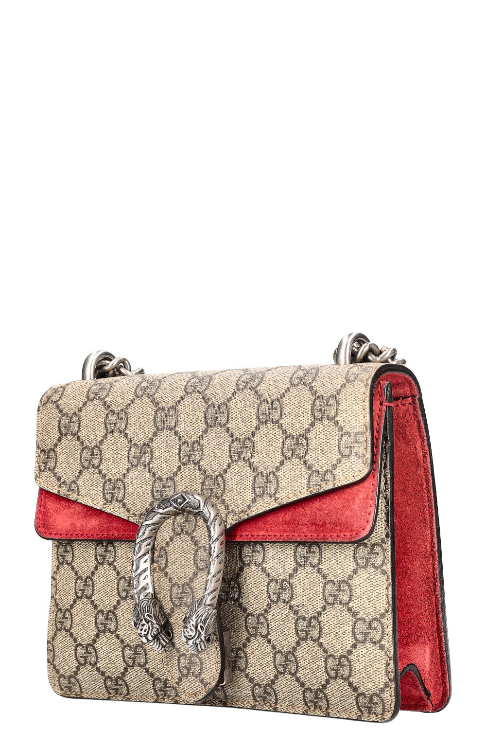 GUCCI Mini Dionysus Bag GG Supreme Red