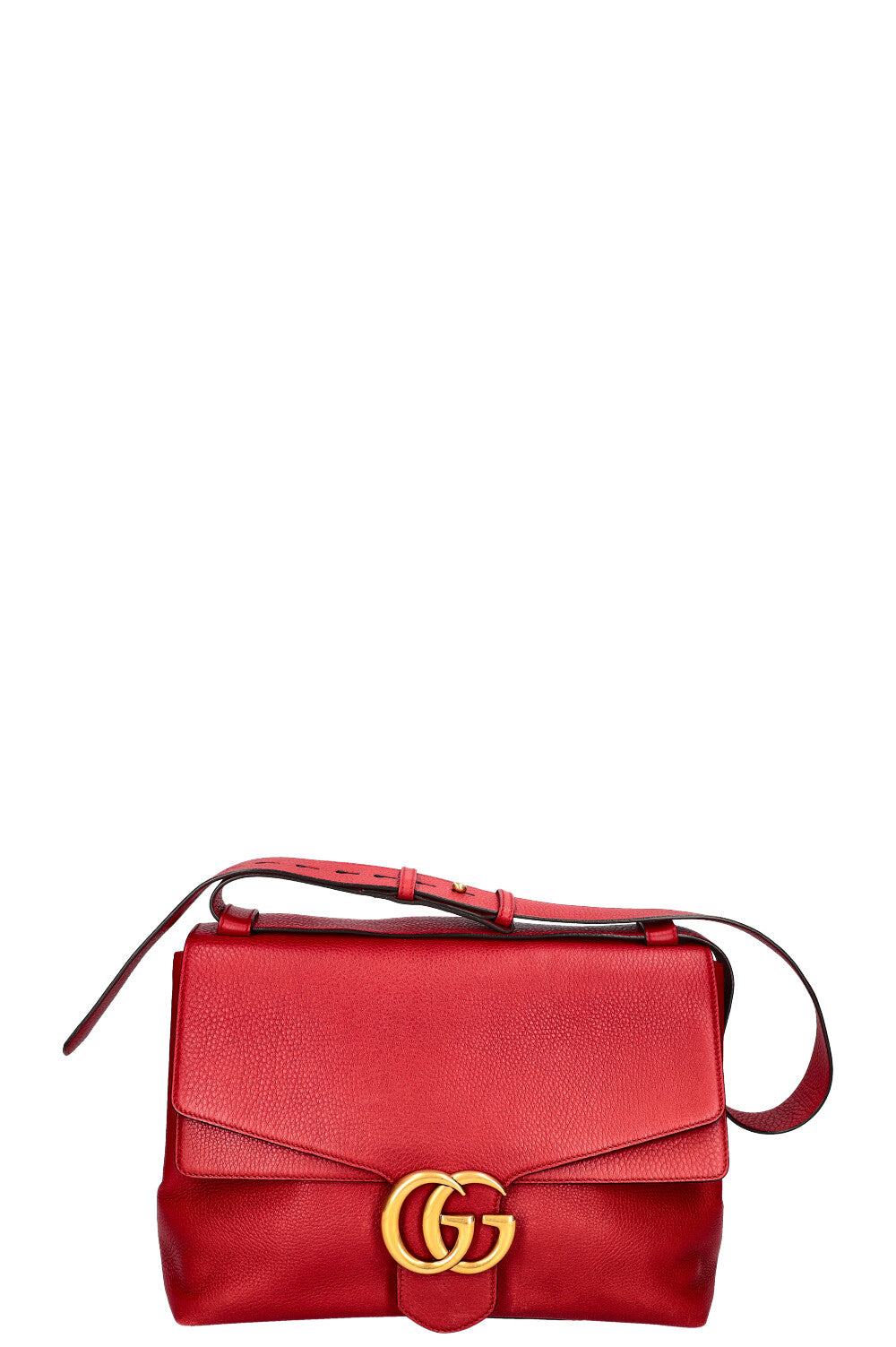 GUCCI GG Marmont Shoulder Bag Red