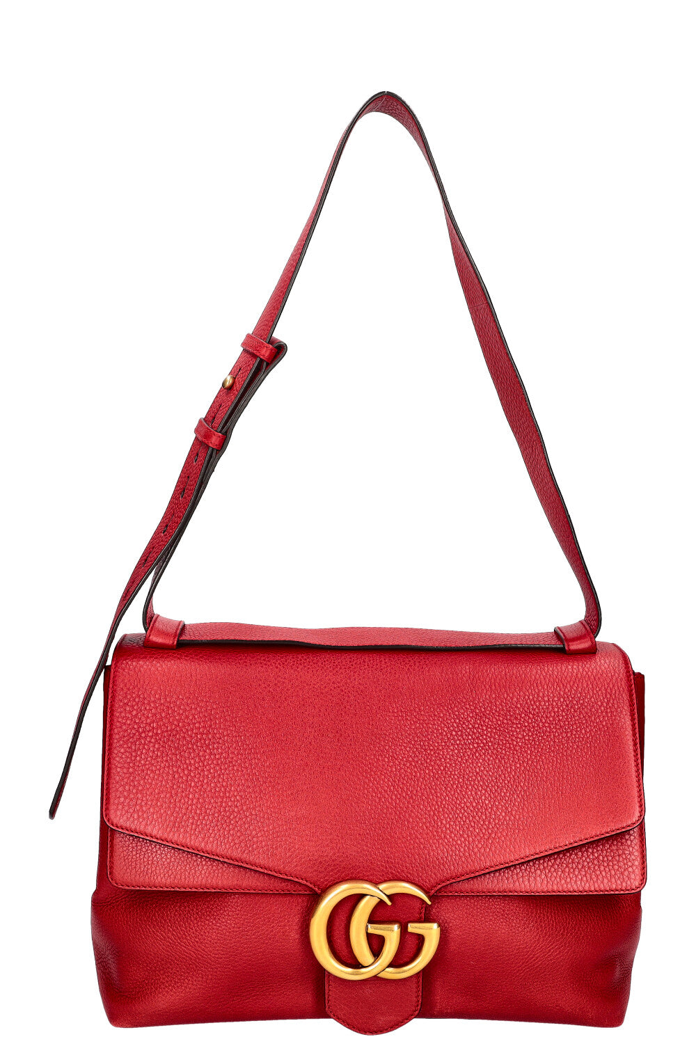GUCCI GG Marmont Shoulder Bag Red