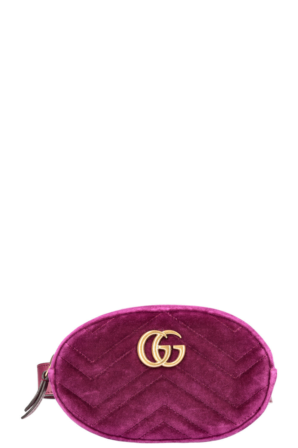 GUCCI Marmont Belt Bag Velvet Purple