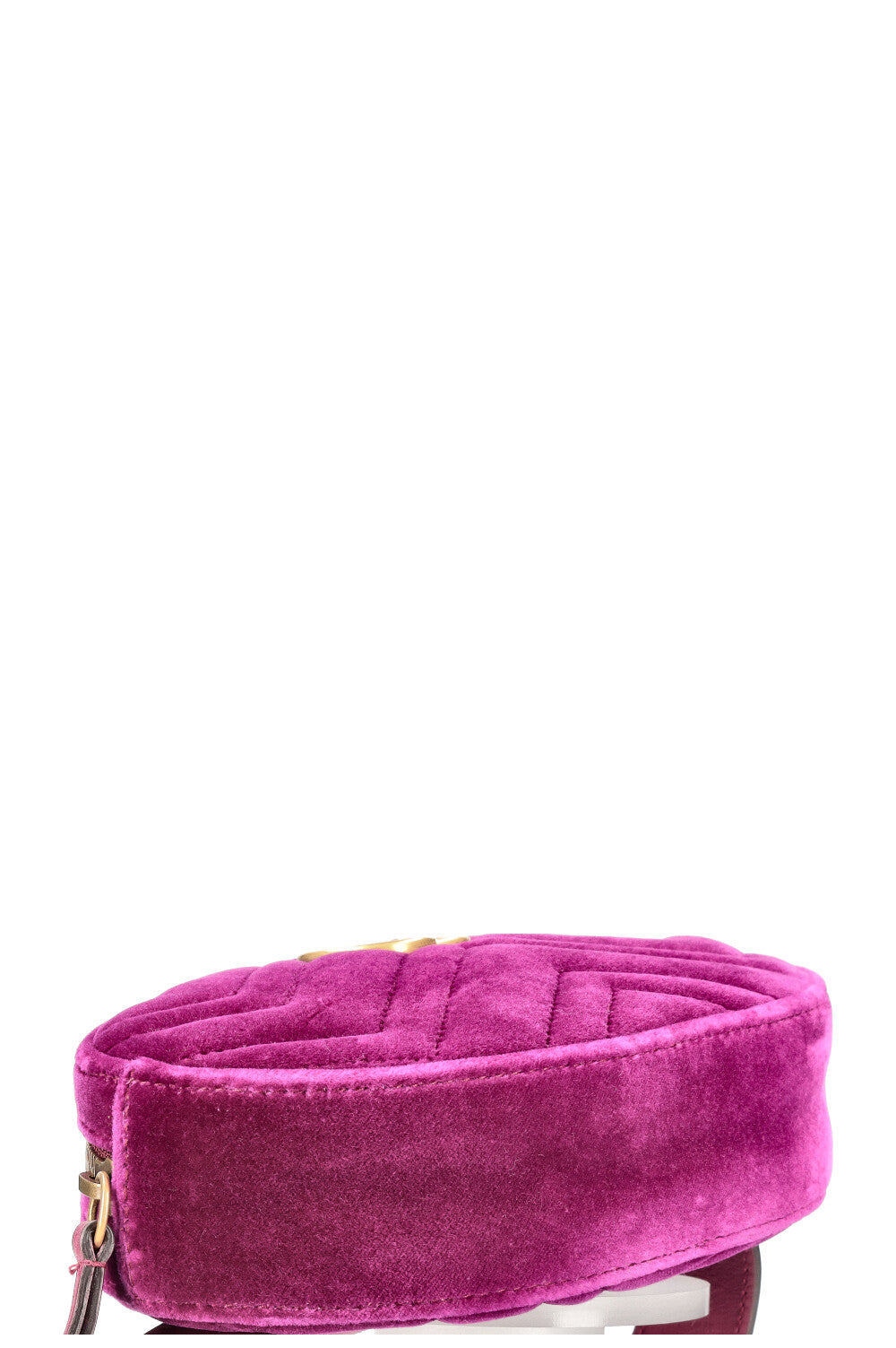 GUCCI Marmont Belt Bag Velvet Purple