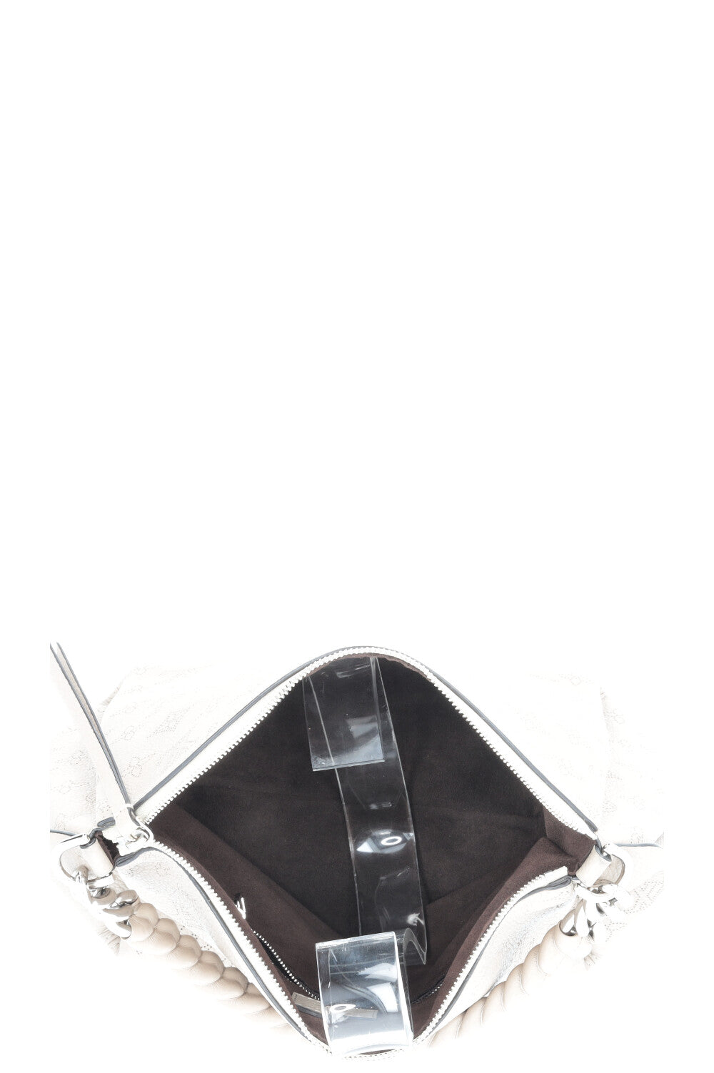 LOUIS VUITTON Babylone BB Bag Mahina Grey