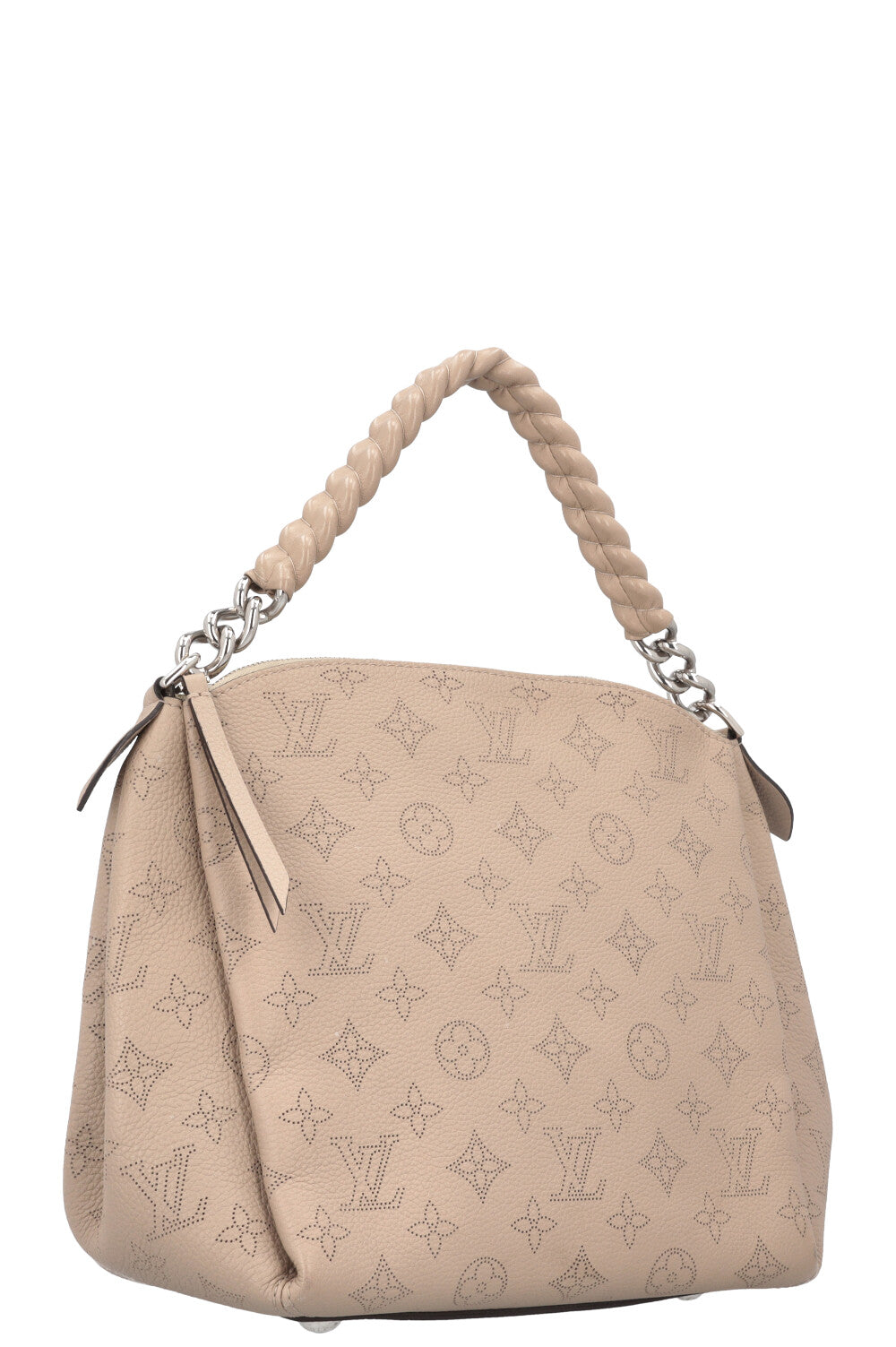 LOUIS VUITTON Babylone BB Bag Mahina Grey