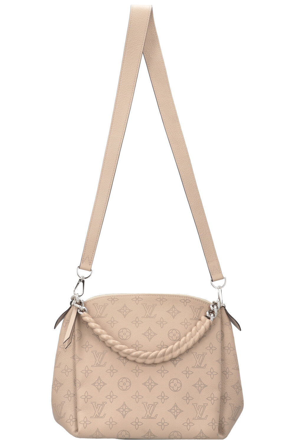 LOUIS VUITTON Babylone BB Bag Mahina Grey